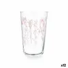 Glass for water Quid Velvet Pink Glass 400 ml (12 Units)