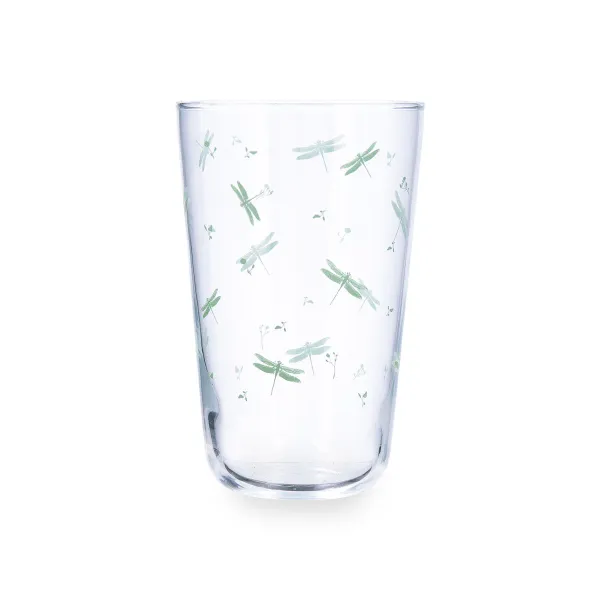 Glass for water Quid Velvet Green Glass 400 ml (12 Units)