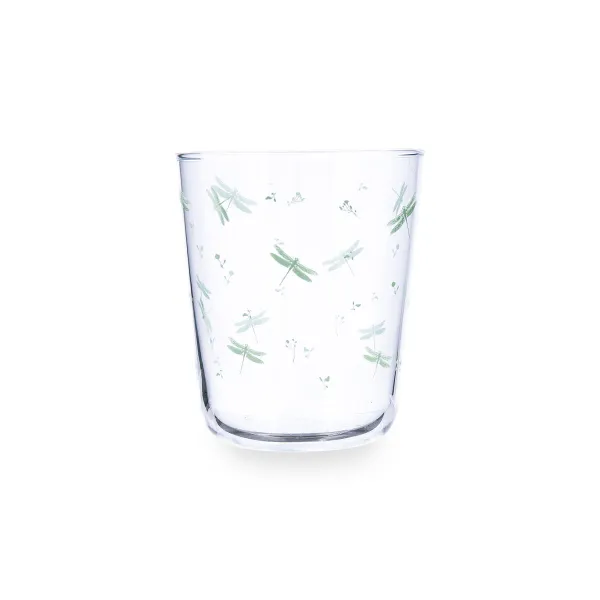 Glass for water Quid Velvet Green Glass 310 ml (12 Units)