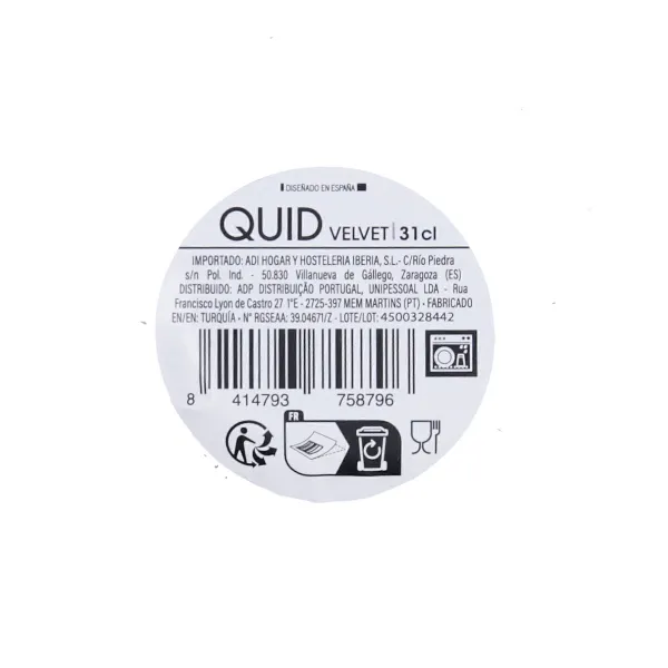 Stiklas vandeniui Quid Velvet Žalia stiklas 310 ml (12 vnt.)