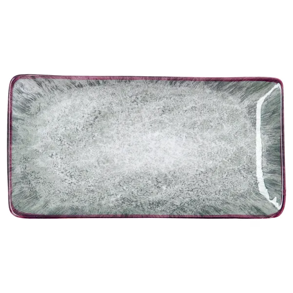 Snack tray Bidasoa Stela Green 27,5 x 16,3 cm (6 Units)