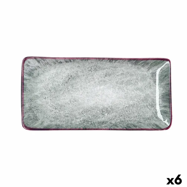 поднос для закусок Bidasoa Stela Белый 25 x 12 cm (6 штук)