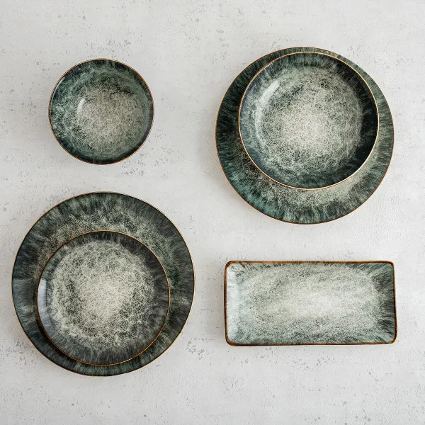 Snack Bowl Bidasoa Stela White Ceramic (6 Units)