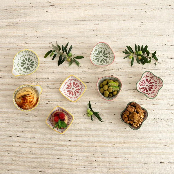 Snack Bowl Quid Velvet Green Ceramic 11,5 x 10 x 3,8 cm (24 Units)