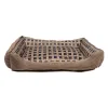 Soft bed sofa for a dog 90 x 70 x 20 cm, size XL (beige)