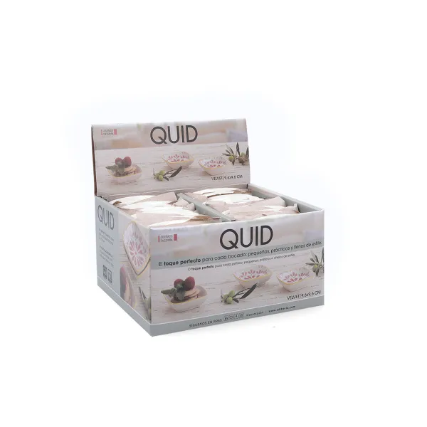 Lautanen Quid Velvet Pinkki Keraminen 9,6 x 9,6 cm (24 osaa)