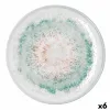 Pizzalautanen Bidasoa Kai Hydrozero Valkoinen Keraminen Ø 30 cm (6 osaa)