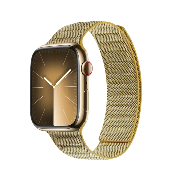 Crong Melange - Magnetic strap for Apple Watch 38/40/41/42 mm (yellow melange)