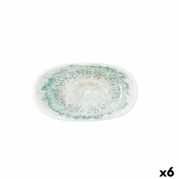 поднос для закусок Bidasoa Kai Hydrozero Белый 19 x 11 cm (6 штук)