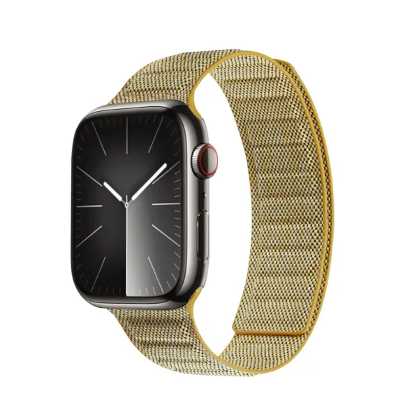 Crong Melange - Magnetic strap for Apple Watch 38/40/41/42 mm (yellow melange)