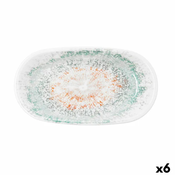 Välipalatarjotin Bidasoa Kai Hydrozero Valkoinen 26 x 14,5 cm (6 osaa)