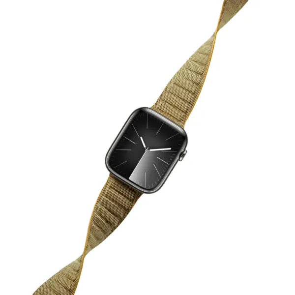 Crong Melange - Magnetic strap for Apple Watch 38/40/41/42 mm (yellow melange)