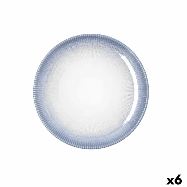 Jälkiruokalautanen Bidasoa Lea Hydrozero Valkoinen Keraminen Ø 21 cm (6 osaa)