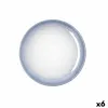 Deserta trauks Bidasoa Lea Hydrozero Balts Keramika Ø 21 cm (6 gb.)