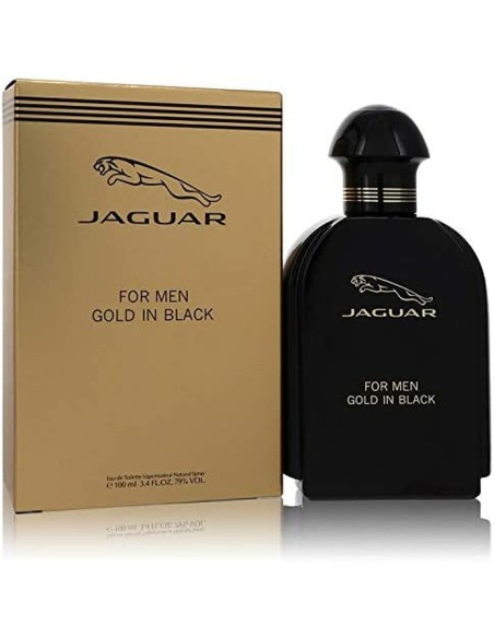 Men's Perfume Jaguar EDT Gold in Black 100 ml