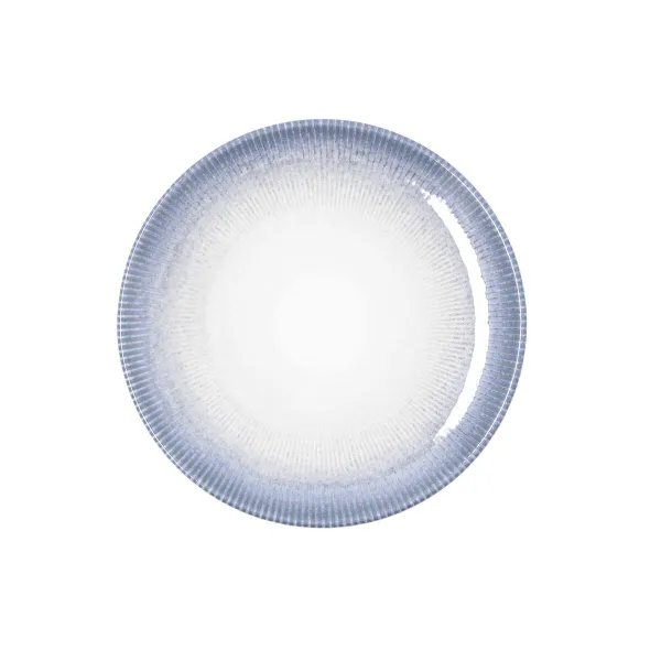 Dessert dish Bidasoa Lea Hydrozero White Ceramic Ø 21 cm (6 Units)