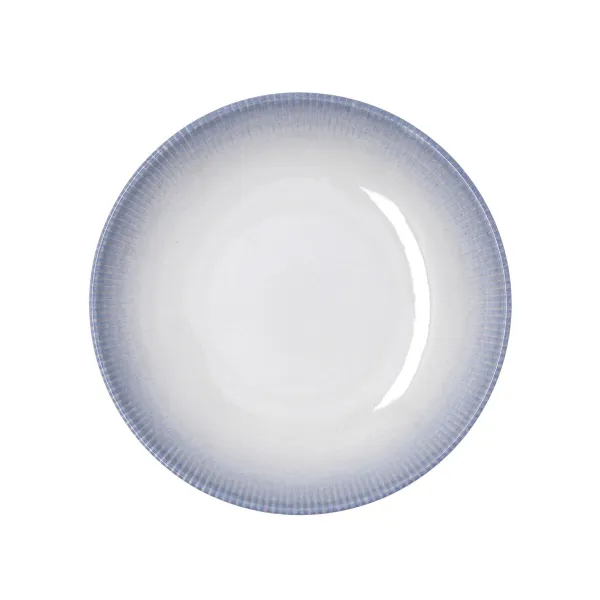 Syvä lautanen Bidasoa Lea Hydrozero Valkoinen Keraminen Ø 23 cm (6 osaa)