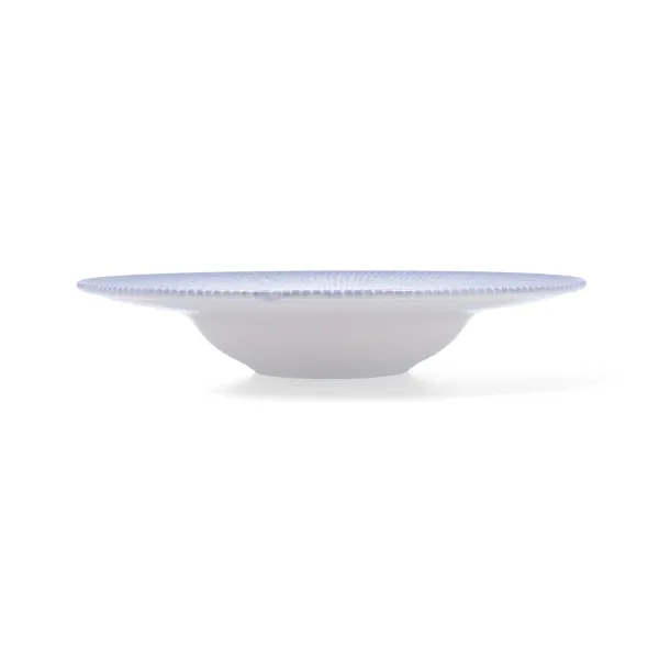 Pasta Dish Bidasoa Lea Hydrozero White Ceramic Ø 26 cm (6 Units)