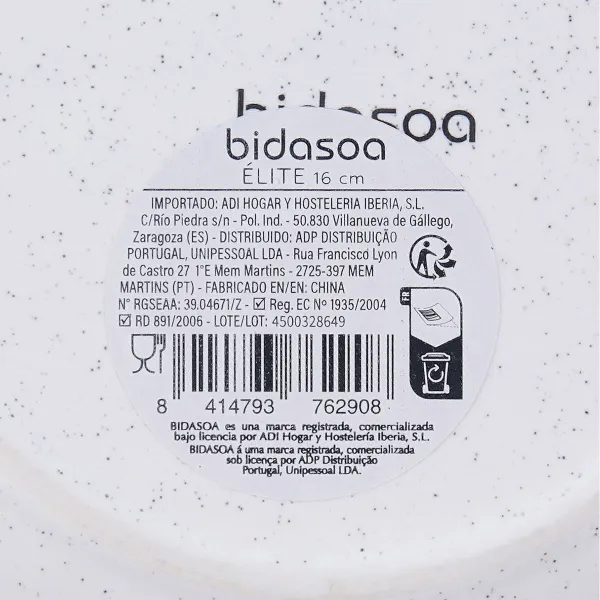 Тарелка Bidasoa Elite Коричневый Керамика Ø 16 cm Хлеб (6 штук)