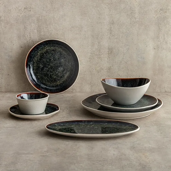 Snack Bowl Bidasoa Elite Brown Ceramic 16,5 x 14 x 7,7 cm (6 Units)
