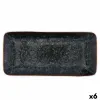 поднос для закусок Bidasoa Elite Коричневый 30 x 14,5 x 2,6 cm (6 штук)