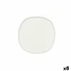 Flat Plate Bidasoa Elite White Ceramic 16,5 x 16,5 x 1,7 cm (8 Units)
