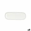 поднос для закусок Bidasoa Elite Белый 22 x 8 x 25 cm (8 штук)