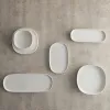поднос для закусок Bidasoa Elite Белый 30,7 x 11,6 x 2 cm (12 штук)