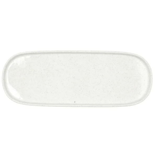 поднос для закусок Bidasoa Elite Белый 30,7 x 11,6 x 2 cm (12 штук)