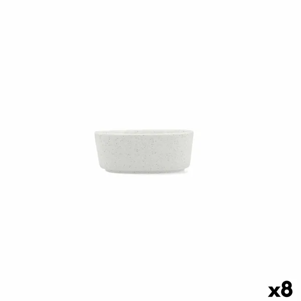 Snack Kulho Bidasoa Elite Valkoinen Keraminen 11,5 x 11,3 x 4,7 cm (8 osaa)