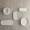 поднос для закусок Bidasoa Elite Белый 18,5 x 11,5 cm (8 штук)