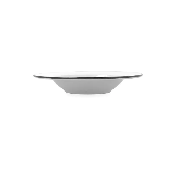 Dziļais šķīvis Bidasoa Glacial Filo Balts Keramika Ø 23,5 cm (24 gb.)
