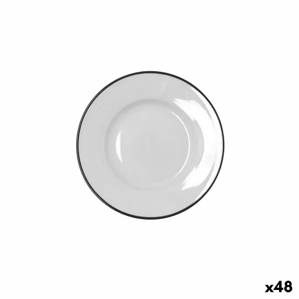 Nazis Bidasoa Glacial Filo Balts Keramika Ø 16,5 cm Maize (48 gb.)