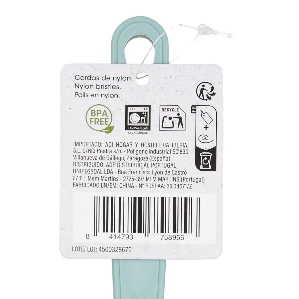 Tīrīšanas birstīte Quid Quidate Zaļš Neilons Plastmasa 40 cm Pudele (12 gb.)