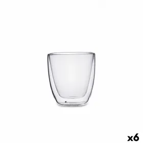 Lasi Quid Serenia Läpinäkyvä Lasi 200 ml Capuccino (6 osaa)