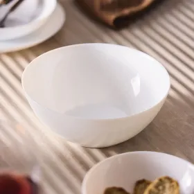 Salad Bowl Luminarc Apy White Glass Ø 21 cm (6 Units)