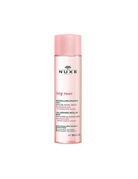 Facial Make Up Remover Nuxe Very Rose 3-in-1 Micellar Water 200 ml