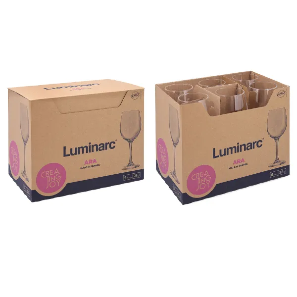 Бокал Luminarc Ara Прозрачный Cтекло 360 ml (6 штук)