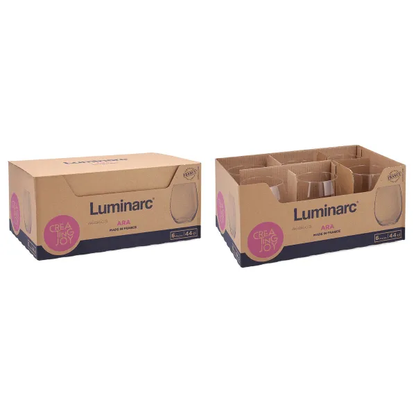 Стакан Luminarc Ara Прозрачный Cтекло 440 ml (6 штук)