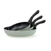 Set of pans Quid Tropic Green Metal 3 Pieces