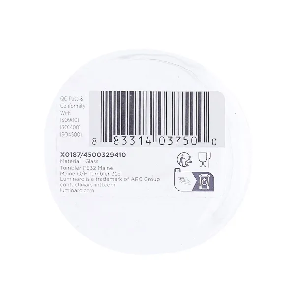 Стакан Luminarc Maine Прозрачный Cтекло 320 ml (6 штук)
