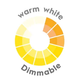 Alpina - Smart Wi-Fi bulb, E27 socket, power 4.9 W, warm white