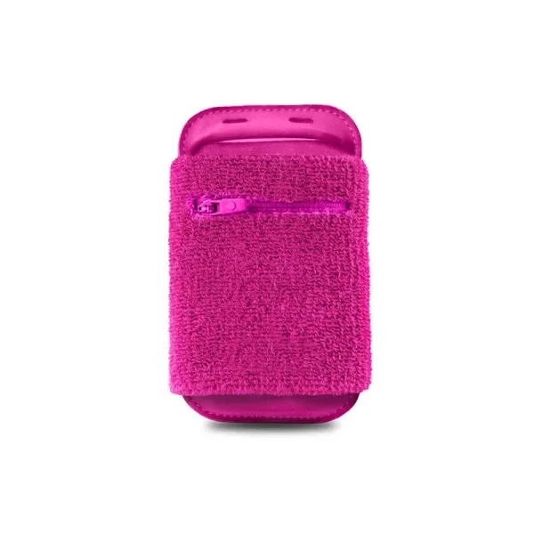 PURO Running Band - Universal running band for smartphones max 4.3 "+ key pocket (pink)