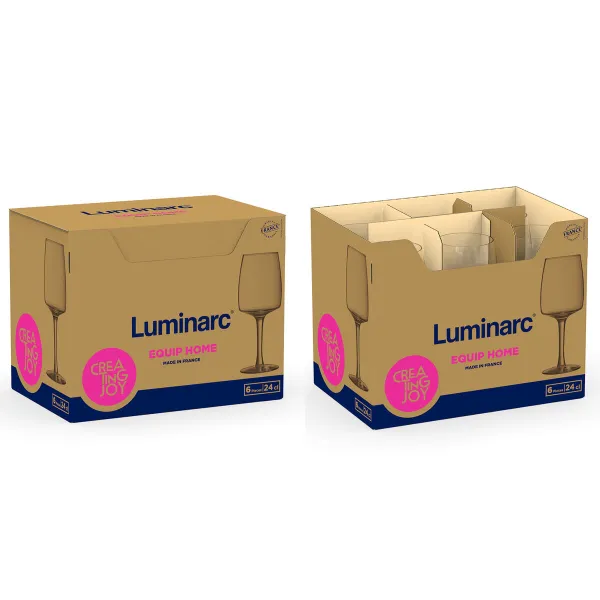 Бокал Luminarc Equip Home Прозрачный Cтекло 240 ml (6 штук)