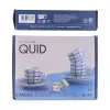 Cup with Plate Quid Kansas Blue Ceramic 90 ml (6 Units)