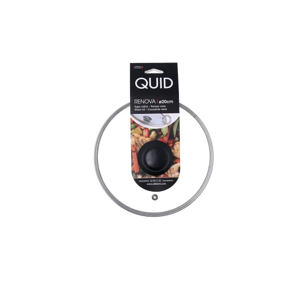 Крышка для кастрюли Quid Renova Прозрачный Cтекло Ø 20 cm (6 штук)