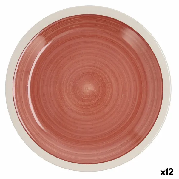 Плоская тарелка Quid Calypso терракот Керамика Ø 27 cm (12 штук)