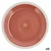 Плоская тарелка Quid Calypso терракот Керамика Ø 27 cm (12 штук)