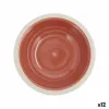 Глубокое блюдо Quid Calypso терракот Керамика Ø 21,5 cm (12 штук)