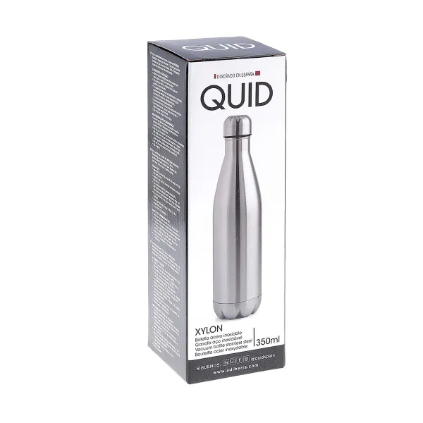 Šiluminį Butelį Quid Xylon Plienas 350 ml (12 vnt.)